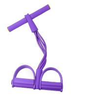 Dispositivo De Entrenamiento Con Cuerda Elástica De 4 Resistencias Para Gimnasio Doméstico Bandas De Resistencia Abdominal Equipo De Fitness Para Mujeres Ejercicio Completo - details 11