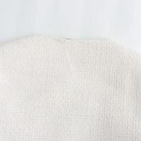 Chaqueta de Tweed con Punto de Volteo Primaveral Abrigo Corto de Cuello Redondo de Una Sola Brecha para Damas Top de Moda - details 17