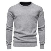 Suéter grueso de cuello redondo para hombre, jersey de punto cansado, tops de otoño e invierno - details 9
