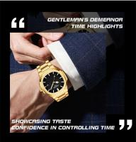 Reloj de Pulsera de Cuarzo de Lujo para Hombres NIBOSI Automático, Impermeable, Elegante de Negocios Casual - details 8