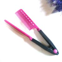 Peine alisador de pelo plegable lavable tipo V, cepillo de vestir, herramienta de Clip de estilismo, accesorios de peluquero para - details 3