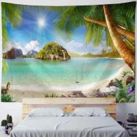 Tapiz de playa Tropical nórdico, Mandala colgante de pared Hippie, decoración de dormitorio, tapiz psicodélico, tapiz bohemio, 6 tamaños - details 26