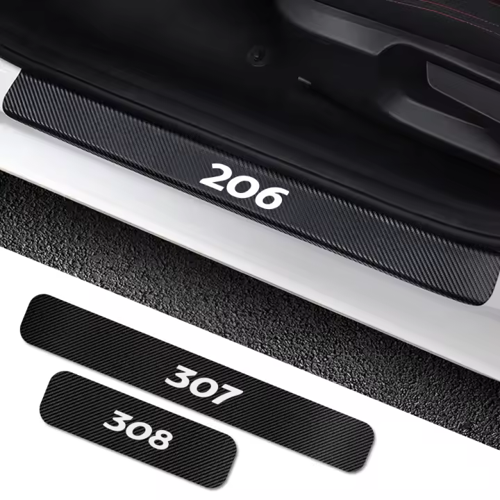 Pegatinas de Guardabarros de Puerta para Peugeot Accesorios de Afinación de Motocicletas y Automóviles - 1