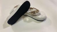 Sandalias de cadena con chanclas de verano a la moda para mujer, nuevas zapatillas de exterior con punta redonda y parte inferior gruesa de talla grande - details 11