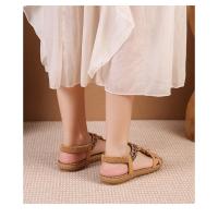 Elegantes Sandalias de Verano 2025 Boho con Strass Chanclas de Dedo de Cuero Genuino, Moda Playa y Fiesta, Diseño Exclusivo y Lujo - details 27