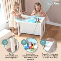 Mesa Y Silla para Niños TC-001, Blanco - details 2