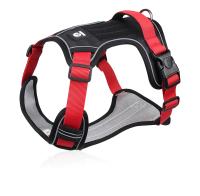 Traje de arnés de nylon para perros grandes Reflejante de luz, ajustable, seguro para paseos al aire libre - details 7