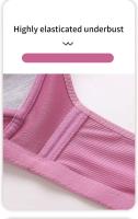 Elegante cobertura total de talla grande sin bucles, con efecto de peinado y levantamiento, muy adecuado para el uso diario, sujetador de lactancia - details 5