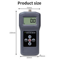 Probador de humedad de madera portátil MS7100 MS7100TS, higrómetro LCD, medidor de humedad de piel de madera 0-80%, Detector de humedad para madera de Bambú - details 16