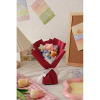 Regalos Día de la Madre, flores de choux sintéticas, pequeños ramos de flores tejidas, decoraciones para la temporada de graduación - details 1