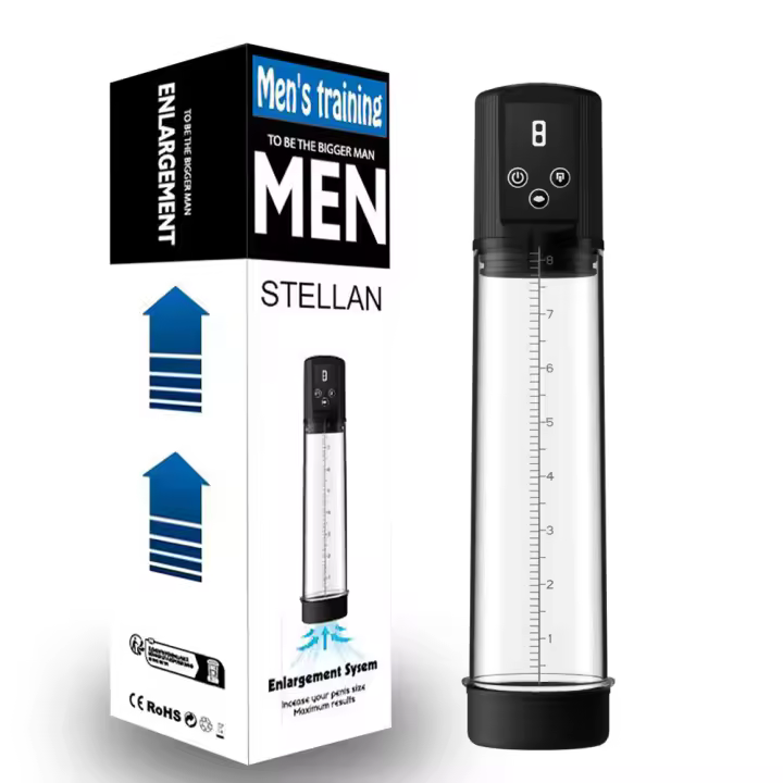 Bomba eléctrica para pene, bomba extensora para agrandar el pene, entrenador de pene, masturbadores masculinos, taza, bomba para pene, Juguetes sexuales para hombres 18+ - 1