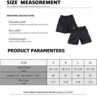 Pantalones cortos deportivos de secado rápido con logo de la tendencia de moda superior de 2025, pantalones casuales de playa de cinco piezas para parejas de verano - details 15
