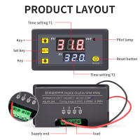 Minicontrolador de temperatura Digital W3230, regulador de termostato, Control de refrigeración y calefacción, termorregulador con Sensor, 12V, 24V, 220V - details 1