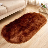Decoración creativa para el hogar: cojín de alfombra similar a la lana para sofá de sala de estar, almohadilla antifrío para pies para dormitorio, almohadilla antideslizante para baño, duradera y resistente a las manchas en estilo europeo - details 6