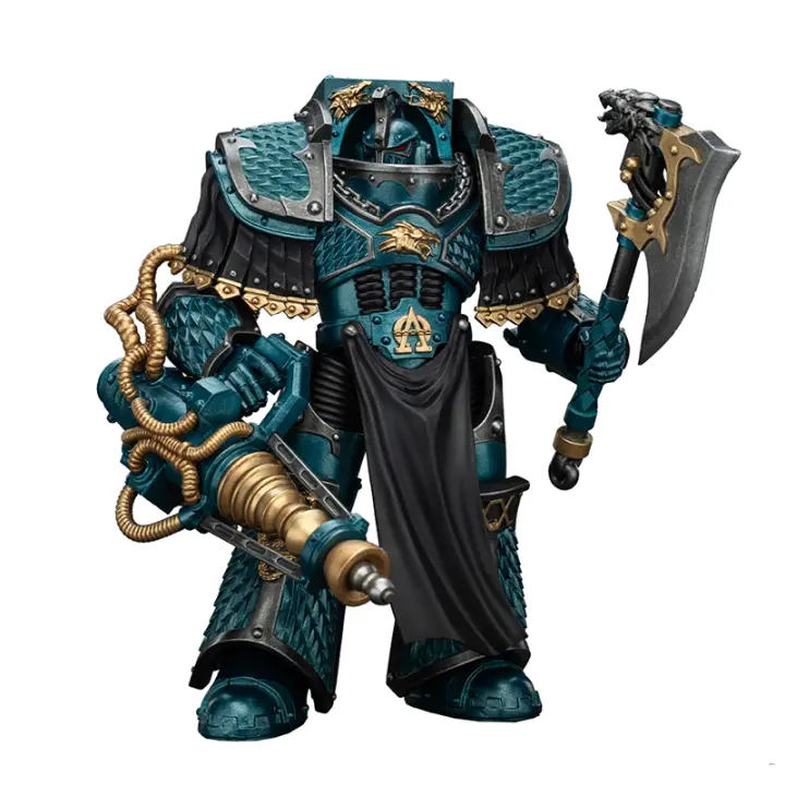 JOYTOY 1/18 Figura de acción The Horus Heresy Alpha Legion 
 Terminador Lernéico con Cañón de Rayo de Conversión - 1