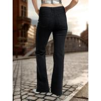 Pantalones vaqueros retro de cintura alta para mujer, vaqueros elásticos de moda informal - details 13