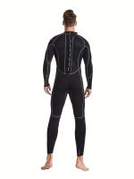Hisea-Traje de Neopreno para Hombre, con Patrón de Dragón, 3Mm de Grosor, a Prueba de Frío, Manga Larga, Una Pieza, con Alta - details 2