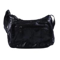 Negro multicapa para mujer, práctico bolso bandolera de gran capacidad - details 9