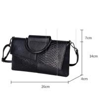 Bolso de hombro diagonal de cuero sintético PU de moda informal para mujer para cenas y bodas - details 15