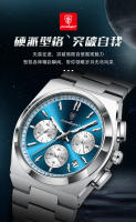 Nuevo reloj multifuncional para hombre de la marca suiza, reloj de cuarzo luminoso e impermeable. - details 0