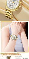 Reloj de Lujo para Mujer – Brillo Nocturno, Calendario, Brazalete de Acero Inoxidable, Elegante Reloj de Pulsera - details 3