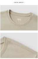 Camiseta de Algodón Puro Semir Manga Corta, Color Sólido, Versátil, Nueva Primavera 2025 - details 9