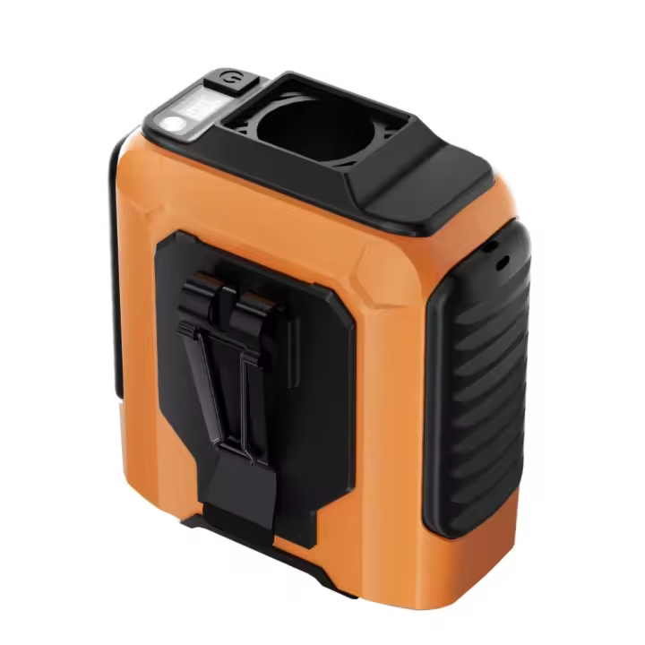 Mini ventilador de alta calidad del clip de la cintura, ventilador colgante de alta velocidad del cuello, luz recargable del USB LED, ventilador sin manos para el trabajador - 1