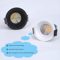 Mini downlight LED regulable integrado, luz de techo COB antideslumbrante de 5W, foco para dormitorio, cocina, vitrina - details 1