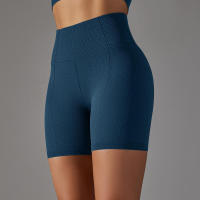 Hamidou-pantalones cortos deportivos de Yoga para mujer, mallas transpirables sin costuras para correr, ciclismo, cintura alta, entrenamiento, gimnasio, Verano - details 45