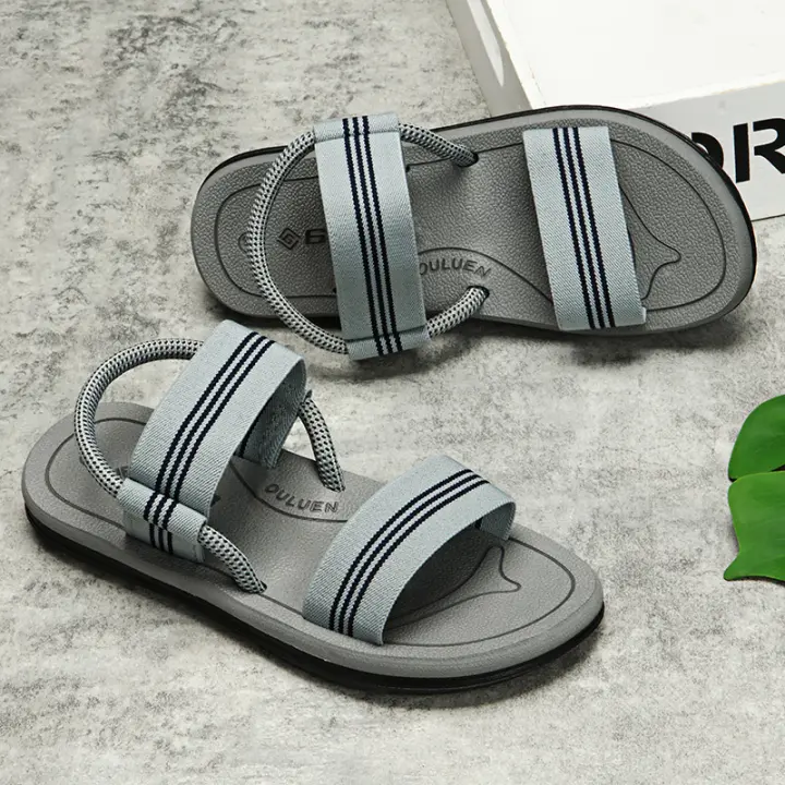 Verano de los hombres sandalias de doble propósito al aire libre casual zapatillas de los hombres y las mujeres antideslizante fuera - 1