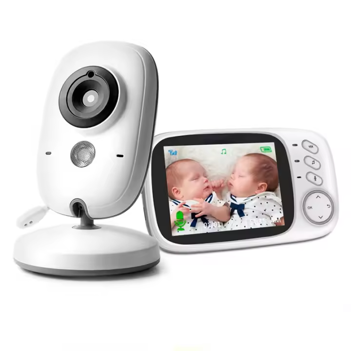 Monitor de vídeo inalámbrico para bebé, 2,4G, 3,2 pulgadas, LCD, 2 vías, Audio, habla, visión nocturna, vigilancia, cámara de seguridad para niñera - 1