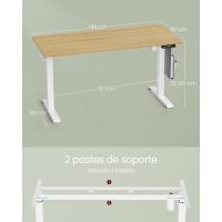 Escritorio Eléctrico de Altura Ajustable 70 x 160 x (72-120) cm Función de Memoria - details 80
