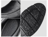 Nuevo Modelo 2025Zapatos Con Elevador De Vestir Para Hombre, Plataforma Transpirable, Informales, De Negocios, De Lujo, De Cuero Genuino, 5/8/10CM, Más Altos - details 5