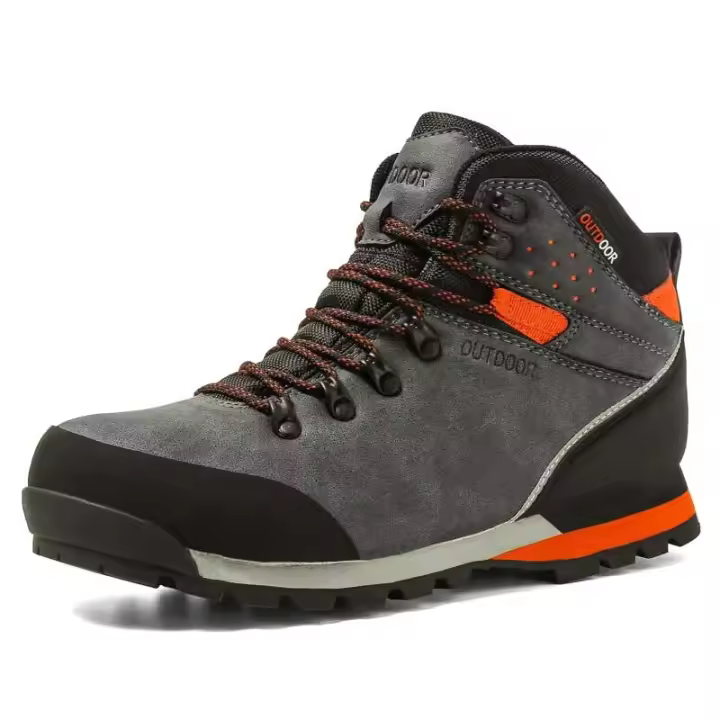 Nuevas botas de cuero impermeables de moda para hombres, talla grande en línea 47 #   Guangzhou de bajo precio - 1