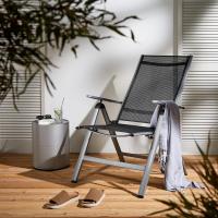 Silla de Jardín Plegable Silla Abatible de Aluminio y Textilene con 8 Posiciones - details 32