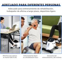Pedales estáticos mini pedal bicicleta estática pedal estático portátil máquinas con pantalla LCD y resistencia ajustable pedales eléctricos para mayores - details 8