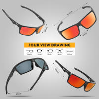 KAPVOE-Gafas de Sol Polarizadas con Intercambiables para hombre y mujer, lentes Deportivas para correr, MTB, Bicic, TR90 - details 3