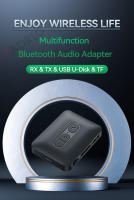 VAORLO-receptor de Audio con Bluetooth 5,4, transmisor compatible con USB, tarjeta TF, reproducción de 3,5mm, AUX, estéreo, HIFI, sin pérdidas, adaptador inalámbrico de música - details 0