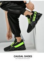 Gran oferta de zapatillas informales moradas a la moda, zapatillas para correr con cuchilla para hombre y mujer, talla grande 48, zapatillas deportivas ligeras y transpirables, zapatillas deportivas de malla para hombre - details 29