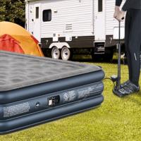 Cama hinchable con bomba de inflado incorporada