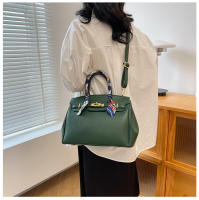 Kelly bolso de seda texturizada bufanda lichi patrón bolso de moda hombro de moda bolso de las mujeres - details 20
