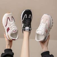 Nuevo estilo 2025, zapatos de cuña ligeros para mujer, deportes antideslizantes, soporte para arco, zapatillas rosas para correr para niñas, marca de regreso a la escuela - details 8
