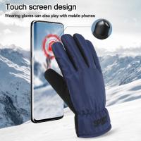 Guantes cómodos de invierno a prueba de viento, manopla impermeable para Snowboard y nieve al aire libre, manopla de manga larga - details 7