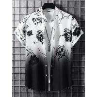 Camiseta de Verano de Playa Hawaiiana Estampado de Denim 3D para Hombres Manga Corta Transpirable - details 7