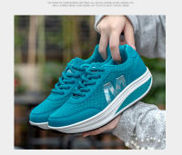 Zapatos deportivos de marca para mujer, zapatos tonificantes para aumentar la altura de 5 Cm, zapatillas de deporte con cuña, zapatos mecedores transpirables, zapatos con plataforma para sacudir - details 26