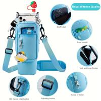Water Bottle Holder Bag Durable Polyester Material, Suitable For Outdoor Sports, Fitness And Hiking - details 2