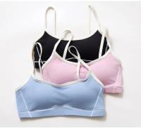 Sujetador deportivo de impacto para mujer, ropa interior push-up de alto soporte para gimnasio, Top corto sin mangas para Pilates y Yoga con almohadillas extraíbles - details 16