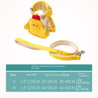 Chaleco con arneses ajustables para mascotas con mochila y correa, juego de correa para perro desmontable, correa suave para el pecho para gato antiescape - details 0