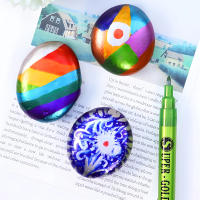 12/18 Farben, lebendige Farben, Acrylfarben-Marker – Metallic-Glitzer-Kunst-Glitzerstifte für vielseitiges Basteln auf Sammelalbum, Felsen - details 7