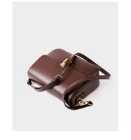 Bolso Cruzado para Mujer - Bolso Pequeño Cuadrado Minimalista con Cierre Magnético, Elegante Bolso de Mano para Uso Diario y Formal, Bolso de Cuero de Segunda Capa Duradero con Forro de Poliéster - Oficina, Fiesta, Salidas Informales - Fácil Mantenimiento - details 5